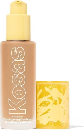 Picture of Kosas Revealer Liquid Foundation SPF 25 with Buildable Coverage, 200 | Hydrating liquid foundation with SPF 25 to provide medium, buildable coverage and a smooth, natural-looking finish.