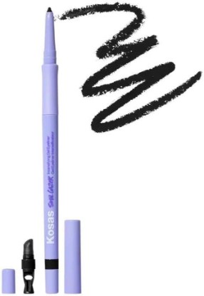 Picture of Kosas Soulgazer Intensifying Waterproof Gel Eyeliner - Hypnotize (intense black matte). Bonus Premium Korean Sheet Masque with Collagen