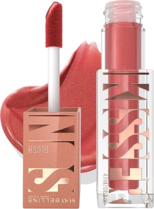 Picture of MAYBELLINE Sunkisser Multi-Use Liquid Blush and Bronzer, Blendable, Longwear, Glowy Make Up, City Sizzle, 1 Count