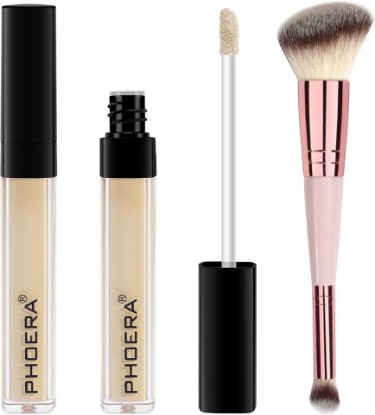 Picture of PHOERA Concealer, Lightweight, Full Coverage, Long Lasting, Corrects, Hydrates, Highlights, Matte Finish, All-Day Wear,with Concealer Brush (102#NEUTRAL)