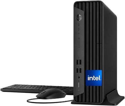 Picture of HP ProDesk 400 SFF Business Desktop Computer, Intel CPU, 16GB RAM, 1TB HDD + 512GB PCIe SSD, Dual 4K Display Support, Type-C, DisplayPorts, Wi-Fi, HDMI, Wire Keyboard & Mouse, Windows 11 Pro