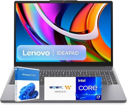 Picture of Lenovo IdeaPad Next-Gen Business Laptop | Powerful Intel Core i7-13620H | 16GB DDR5 RAM | 256GB SSD | 15.3" WUXGA IPS Anti-Glare Display | Wi-Fi 6 | SD Card Reader | Dolby Atmos | Windows 11 Pro