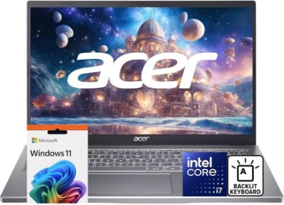 Picture of Acer Aspire Premium 15.6" FHD Laptop | Intel Core i7-1255U up to 4.7GHz | 32GB RAM - 1TB Storage(512GB SSD + 512GB Ext)| Backlit Keyboard | Webcam | Wi-Fi 6 | Iris Xe Graphics | Windows 11