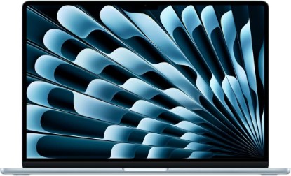 Picture of Apple 2026 MacBook Air 15-inch Laptop with M5 chip: Built for AI, 15.3-inch Liquid Retina Display, 16GB Unified Memory, 512GB SSD, 12MP Center Stage Camera, Touch ID, Wi-Fi 7; Sky Blue