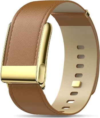 Picture of Yeahxing Leather-Band Compatible with Whoop-5-One-Peak-Life-MG - Wristband | Genuine leather replacement strap. Fits Whoop 5.0/One/Peak/Life/MG. Not for Whoop 4.0. For men & women.