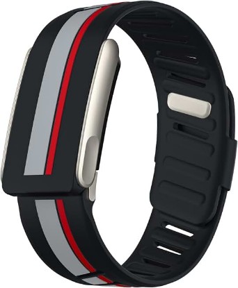 Picture of omee Silicone Sport Band Compatible with Whoop 5.0 Band One, Peak and Life/MG Strap Men Women, Breathable Sport Adjustable Waterproof Replacement Wristbands Straps for Whoop 5.0 Silicone Bands