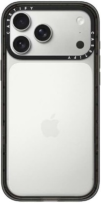 Picture of CASETiFY for iPhone 17 Pro Max Case - Impact Clear Black | Slim Fit | 8.2 ft. 4X Military Grade Drop Protection | Black
