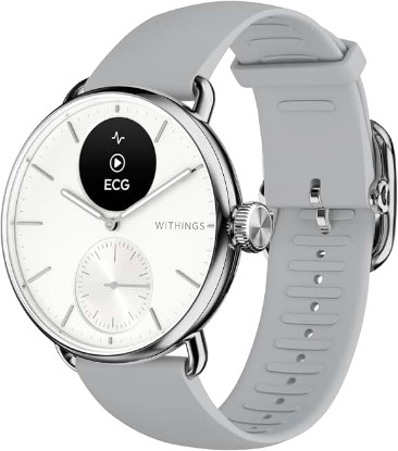 Picture of Withings ScanWatch 2 - Hybrid Smart Watch, Heart Rate Monitoring, Fitness Tracker, Cycle Tracker, Sleep Monitoring, GPS Tracker, 30-Day Battery Life, Android & Apple Compatible, HSA/FSA