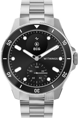 Picture of Withings Scanwatch Nova - Heart Health Hybrid Smart Watch for Men & Women - SPO2, Temperature Monitoring, Sleep, Respiratory Health, Cycle Monitoring, 30-Day Battery Life, Apple iOS/Android