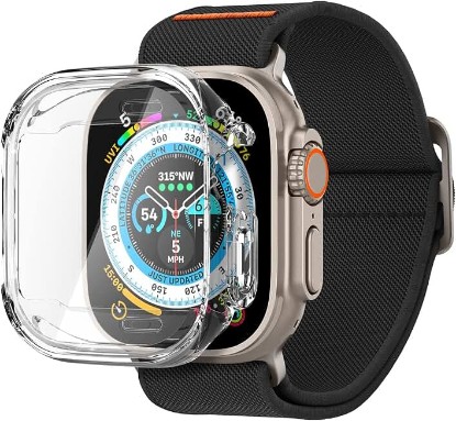 Picture of Spigen Lite Fit Ultra Band and Ultra Hybrid Designed for Apple Watch Ultra 3/Ultra 2/Apple Watch Ultra 49mm