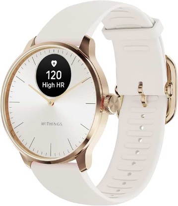 Picture of Withings ScanWatch Light - Hybrid Smart Watch, Heart Rate Monitoring, Fitness Tracker, Cycle Tracker, Sleep Monitoring