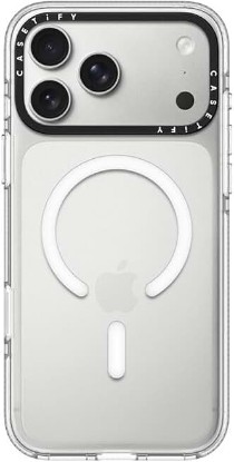 Picture of CASETiFY for iPhone 17 Pro Max Case - Impact Clear Compatible with MagSafe | Not Yellowing | 6.6 ft. 3X Military Grade Drop Protection | Clear ClimatePartner certified