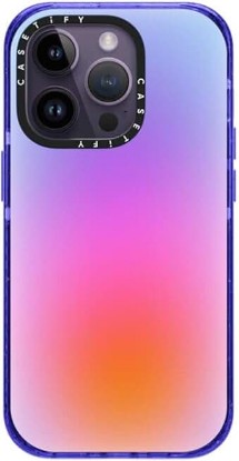 Picture of CASETiFY for iPhone 14 Pro Case - Impact | Slim Fit | 8.2 ft. 4x Military Grade Drop Protection | Color Cloud | Peri Purple