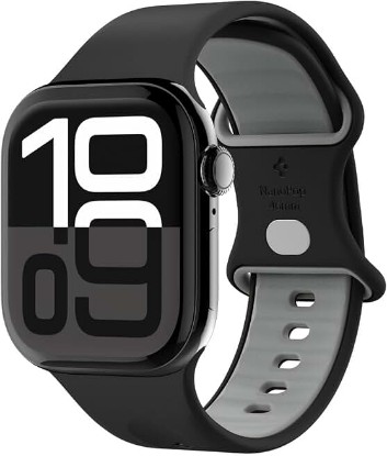 Picture of Spigen Nano Pop for Apple Watch Band, Comfortable Waterproof Silicone Strap | For Apple Watch Utra 3/2/1 49mm, Series 11/10 46/42mm, 9/8/7 45/41mm, SE3/SE2/SE/6/5/4 44/40mm, 3/2/1 42/38mm