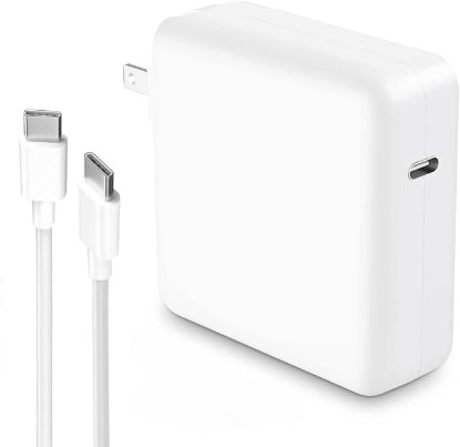 Picture of Mac Book Pro Charger, 70W USB C Charger Power Adapter for MacBook Pro/Air 13/14 Inch, for MacBook 12 Inch, Included USB-C to USBC Charge Cable (6.6ft/2m)