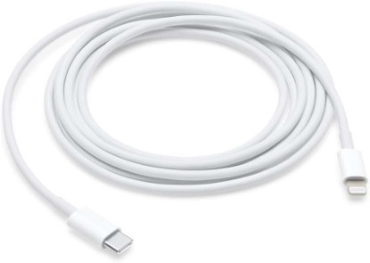 Picture of Apple USB-C to Lightning Cable (2 m) | Device charging and data transfer with 6.6ft length and USB-C to Lightning connectors