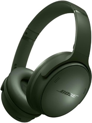 Picture of Bose QuietComfort Bluetooth Headphones, Wireless Headphones with Active Over Ear Noise Cancelling and Mic, Deep Bass, Up to 24 Hours of Playtime, Cypress Green - Limited Edition