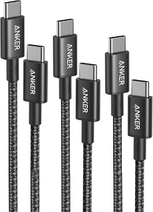Picture of Anker USB C to USB C Cable, 100W Fast Charging Cable | For iPhone 17 / 17 Pro, MacBook, and More