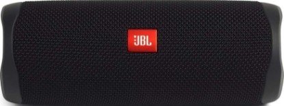 Picture of JBL FLIP 5, Waterproof Portable Bluetooth Speaker, Black, Small | Sounds better than ever, Bring the party anywhere, Make a splash with IPX7 waterproof design, A rainbow of colours