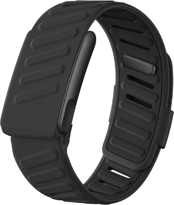 Picture of Getino Sport Band Compatible with Whoop 5.0 Bands One, Peak and Life/MG, Breathable Waterproof Silicone Adjustable Replacement Accessories Strap for Whoop Band 5.0 Fitness Activity Tracker, Black