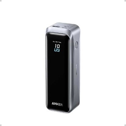 Picture of Anker Prime Power Bank, 20,100mAh 3-Port Portable Charger | 220W Max Output, Two-Way Charging, TSA-Approved, App Control, for MacBook, iPhone 17 / 16 Series (Base Not Included) ClimatePartner certified