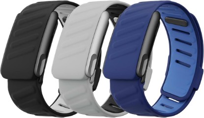 Picture of 3 Pack Silicone SportFlex Bands Compatible with WHOOP 5.0/MG Band for Men Women - Soft, Breathable & Comfortable, Adjustable Waterproof Replacement Wristbands Straps- Not Compatible with Gen 4