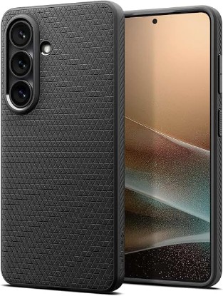 Picture of Spigen for Galaxy S26 Case, Liquid Air [No Magnet Ring] [Military-Grade Protection] - Matte Black ClimatePartner certified
