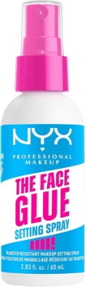 Picture of NYX PROFESSIONAL MAKEUP The Face Glue Setting Spray, Transfer-Resistant Waterproof Setting Spray, Up to 24HR Make Up Wear