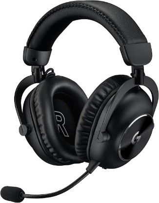 Picture of Logitech G PRO X 2 Lightspeed Wireless Gaming Headset - Black | Bluetooth/USB/3.5mm Aux for PC, Detachable Boom Mic, DTS:X 2.0—7.1 Surround, 50mm Graphene Drivers