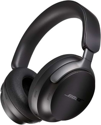 Picture of Bose QuietComfort Ultra Wireless Noise Cancelling Headphones with Spatial Audio, Over-The-Ear Headphones with Mic, Up to 24 Hours of Battery Life, Black (Renewed)