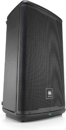 Picture of JBL Professional EON712 Powered PA Speaker, Loudspeaker with Bluetooth, 12 inch,1300 Watt, Corded Electric, Black