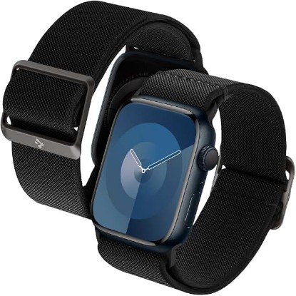 Picture of Spigen Lite Fit for Apple Watch Band, Lightweight Fabric Stretchy Strap | For Apple Watch Ultra 3/2/1 49mm, Series 11/10 46mm, 9/8/7 45mm, SE3/SE2/SE/6/5/4 44mm, 3/2/1 42mm