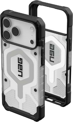 Picture of URBAN ARMOR GEAR UAG Designed for iPhone 17 Pro Max Case Pathfinder Clear - Compatible with MagSafe Military Grade Protective Cover, Ice/Silver
