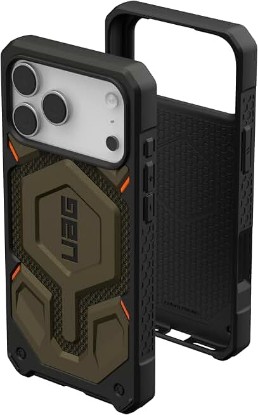 Picture of URBAN ARMOR GEAR UAG Designed for iPhone 17 Pro Max Case Monarch Pro - Compatible with MagSafe Military Grade Protective Cover, Kevlar Element Green