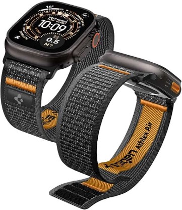 Picture of Spigen Athlex Air for Apple Watch Band, Lightweight Adjustable Strap | For Apple Watch Ultra 3/2/1 49mm, Series 11/10 46mm, 9/8/7 45mm, SE3/SE2/SE/6/5/4 44mm, 3/2/1 42mm