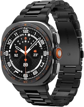 Picture of Spigen for Samsung Galaxy Watch Ultra 2/1 Band (2026/2025/2024) | Modern Fit 316L Premium Business Wristband Metal Stainless Steel Adjustable Replacement Men Women Strap