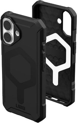 Picture of URBAN ARMOR GEAR UAG Designed for iPhone 16 Case 6.1" Essential Armor - Compatible with MagSafe Charging Rugged Slim Sleek Shockproof Anti-Slip Military Grade Protective Cover, Black