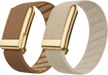 Picture of 2-Pack Superknit Bands Compatible with WHOOP 5.0, Soft Adjustable Replacement Wristband Strap for One Peak & MG with Golden Accessories (Includes 1pcs One Peak + 1pcs MG)