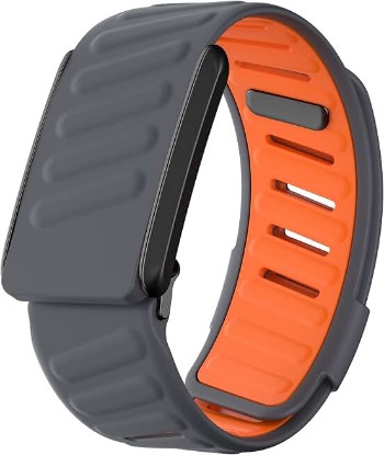 Picture of surundo Silicone Sport Band Compatible with Whoop 4.0 Band Strap Men Women, Soft Breathable Sport Adjustable Waterproof Replacement Wristbands Straps for Whoop 4.0 Bands