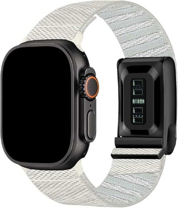 Picture of Nylon Sport Band for Whoop 5.0 + Apple Watch Combo Band- Adjustable Elastic Breathable Hybrid Strap for Whoop 5.0 & Apple watch 1/2/3/4/5/6/7/8/9/10/11/SE/Ultra