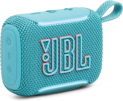 Picture of JBL Go 5 Portable Bluetooth Speaker, Waterproof and Dustproof - Teal | Dustproof Drop-Proof With up to 10 Hr Battery, Stereo Pairing, App Control For Pool, Beach, Outdoor Listening TUV Rheinland Recycled Material Verified