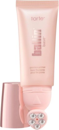 Picture of tarte ballin’ base poreless primer – Rollerball Applicator to Help Lift, Sculpt & Depuff, Wear Under Foundation to Prime Skin with Niacinamide, Vegan & Cruelty-free
