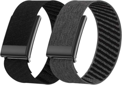 Picture of Vanet Nylon Straps Compatible with Whoop 5.0 Bands Peak, MG Life and One, Elastic Woven Strap Breathable Sport Adjustable Stretchy Braided Replacement Bands for Men Women [NOT for Gen 4], 2 Pack