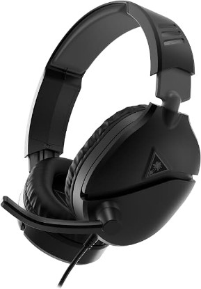 Picture of Turtle Beach Recon 70 Wired Multiplatform Gaming Headset for PS5, PC, Xbox | PlayStation, PS4, Xbox Series X|S, Xbox One, Mobile, Flip-to-Mute Mic, 40mm Speakers, Lightweight, Soft Earpads, Black