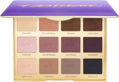 Picture of tarte tartelette matte Amazonian clay palette – Full-Size Eyeshadow Palette, Cool-Toned Longwear Buildable Makeup, Perfect for Travel, Vegan & Cruelty-Free