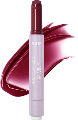 Picture of tarte maracuja juicy lip vinyl gloss – Hydrating & Volumizing Lipgloss Balm with Hyaluronic Acid, Vitamin E to Plump & Moisturize for Radiant, Fuller-Looking Lips, Vegan & Cruelty Free
