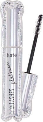 Picture of tarte lights, camera, lashes platinum volumizing mascara – Black Tinted Peptide Lash Serum mascara for Volume & Length, Smudge-Proof, Flake-Free, Vegan & Cruelty Free