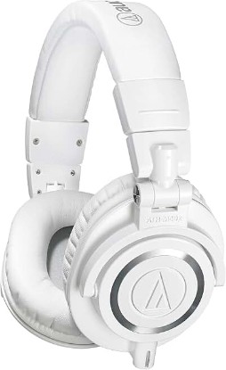 Picture of Audio-Technica ATH-M50X Headphones, White