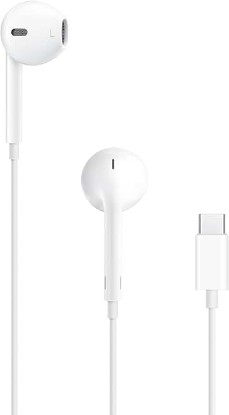 Picture of Apple EarPods Headphones with USB-C Plug, Wired Ear Buds with Built-in Remote to Control Music, Phone Calls, and Volume