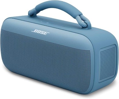 Picture of Bose SoundLink Max Bluetooth Speaker - Portable Wireless Party Speaker, IP67 Waterproof, Rope Handle, Up to 20 Hours of Playtime, USB-C, Built-in 3.5mm AUX Input, Blue Dusk